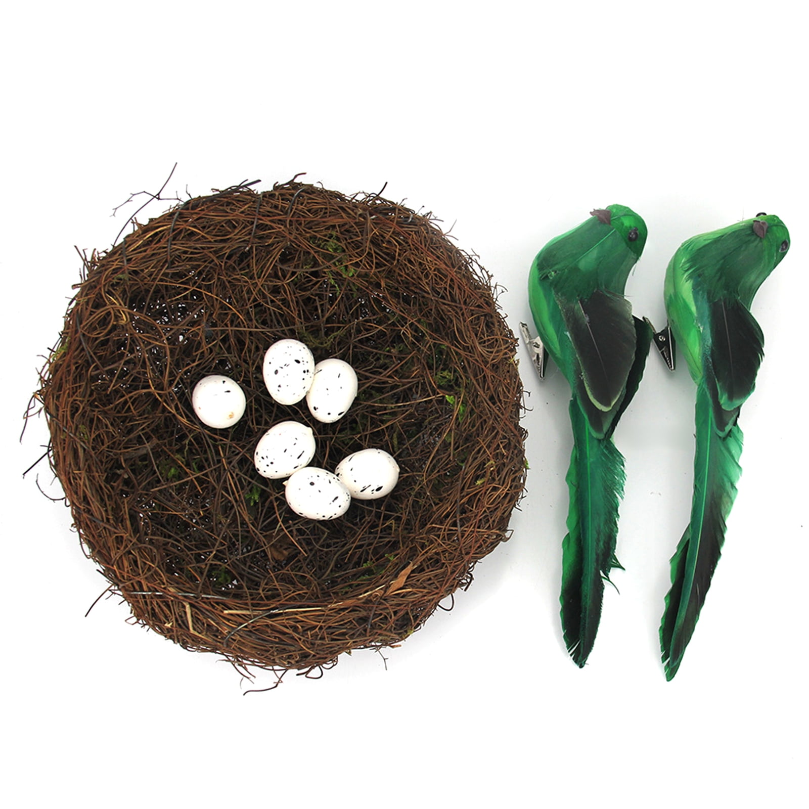 Artificial Bird Nest Natural Bird Nest Kit Includes Artificial Rattan