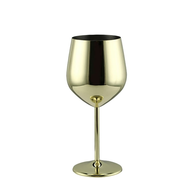 Verres à Vin de Noël en Acier Inoxydable 304, Verre à Vin Rouge à Étages pour Restaurant, Verre en Acier Inoxydable. Verres à Vin Rouge 530 ml