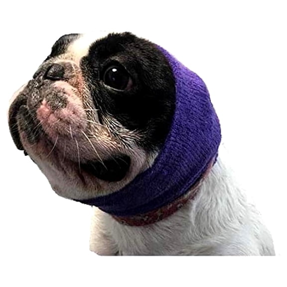Happy Hoodie Dog & Cat Calming Band, Purple, Small