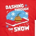 thumbnail image 3 of SpongeBob SquarePants - Dashing Through The Snow Plankton Christmas - Men's Short Sleeve Graphic T-Shirt, 3 of 6