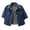 Dark Blue, variant on Jane Wardrobe Short Sleeve Denim Jacket for Women, Cropped Button Front Shrug, Casual Lightweight Layering Outerwear, 1 Piece, S-3XL, Plus Size Friendly