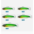 thumbnail image 2 of Durable Electroplated Floating Minnow Baits Red Green 7g 10g Spinning Baits Fishing Tackle Fishing Lure Metal Jig Lure RED 10G, 2 of 8