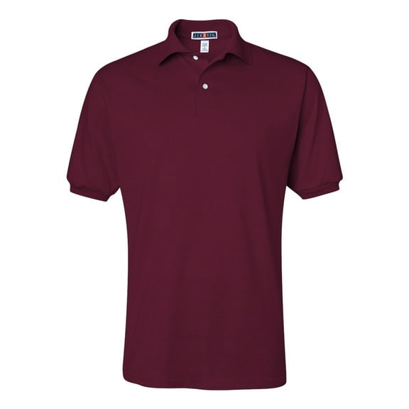 Adult SpotShield™ Jersey Polo - MAROON - L