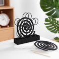 thumbnail image 2 of Great promotion! Summer Flower Shape Mosquito Coil Rack Iron Art, Mosquito Coil Bracket Hanging Mosquito Coil Tray Fireproof And Scald-proof Mosquito Coil Box, 2 of 5
