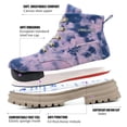 thumbnail image 4 of YOURDIARY Womens Steel Toe Work Shoes, Lightweight Breathable Canvas Safety Shoes, Puncture Proof Non Slip High Top Protective Work Boots for Warehouse Factory Construction Gardening Casual Outdoor, 4 of 11
