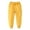 Yellow, variant on uikmnh Stylish Girls Pants Winter Sports Pants Elastic Waist Comfortable Long Trousers for Children Casual Outfit Size:2-3 Years