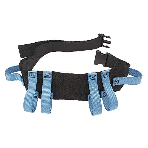 Asatechmed Utility Gait Belt with 6 Handles, Straps and Quick Release