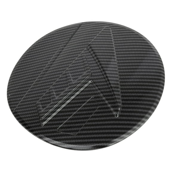 Unique Bargains Fuel Tank Door Cap for Subaru Outback 2021-2025 Fuel Filler Flap Cover Adhesive Type Carbon Fiber Black ABS