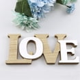 thumbnail image 2 of kjfeif Wooden Love Sign Rustic Wall Decor Freestanding Word Arts for Home Bedroom Living Room Decor Tabletop Decoration– Anniversary or Valentine’s Gift, 2 of 6