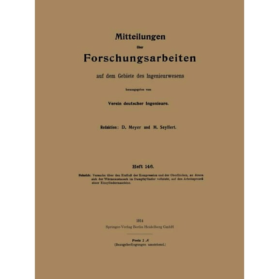 Mitteilungen Ãber Forschungsarbeiten Auf Dem Gebiete Des Ingenieurwesens, (Paperback)