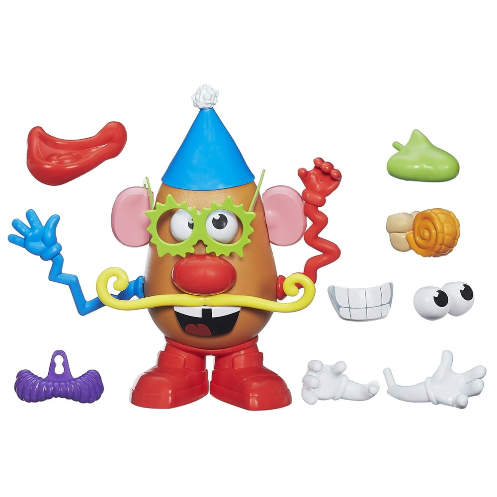 Mr. Potato Head Party Spud Figure, for Kids Ages 2 and Up, Includes 20