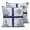Navy Blue, variant on 20x20 Pillow Covers Set of 2, Nautical Navy Throw Pillow Covers Decorative Couch Cushion Case, Blue Lighthouse Boat Compass Ocean Microfiber Square Pillowcases for Bedroom Car Living Room