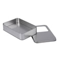 thumbnail image 4 of 2 Paquetes Rectangur Cro Ventana Almacenamiento Especias Caja Caja De De Aluminio ta Para Arte Artesanía Joyería Reloj Carame BLESIY Contenedores de lata de ventana transparente, 4 of 8