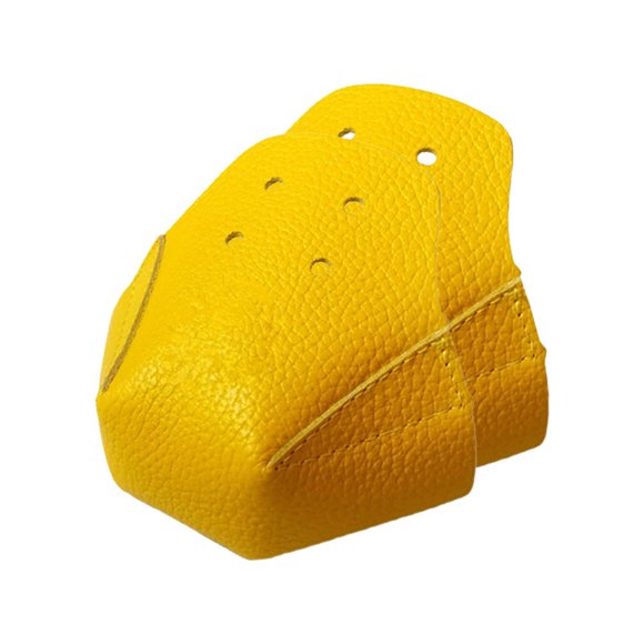 1 par de protectores de dedos de los pies protectores de patines de cuero PU con 4 agujeros para patines
