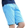 thumbnail image 3 of Pantalones cortos de verano para hombre, informales, para jóvenes, holgados, de cinco puntos, de algodón, para playa, a la moda, 3 of 5