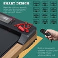 thumbnail image 3 of Soozier Wood Walking Pad Portable Under Desk Treadmill with Blue Tooth Speaker, 3 of 9