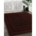 thumbnail image 3 of Ahgly Company Machine Washable Indoor Rectangle Traditional Black Brown Area Rugs, 2' x 4', 3 of 7