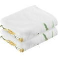 thumbnail image 2 of GZHJMY Colorful Herbs and Flowers Print Pure Cotton Hand Towels for Bath Decorative Guest Towels Fingertip Towels for Bathroom Spa Gym, 2-Piece, 16 x 28 inches（202）, 2 of 7