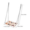 thumbnail image 1 of Wooden Parrot Swing Bird Swing Hanging Toy 2Pcs for Pet Use, 1 of 4