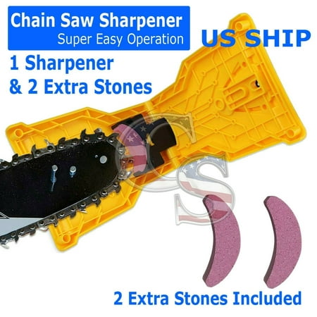 14-20 inch Chainsaw Teeth Sharpener Saw Chain Blade Fast Sharpening Stone System