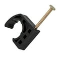thumbnail image 4 of Misright 50pcs 1/2" Black Plastic Pipe Holders Steel Nails for Metal CPVC Lines, 4 of 8