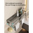 thumbnail image 3 of Estante de baño, estante de baño, espacio para inodoro, estante colgante de aluminio, organizador de baño para colgar en la pared, 3 of 5