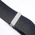 thumbnail image 3 of Men's Solid Straight Clip Adjustable X Back Vintage Suspender For Belt Loops Width 5 Cm, 3 of 3