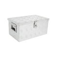 thumbnail image 4 of SCITOO 20 Inch Aluminum Truck Bed Tool Box,Heavy Duty Diamond Plate Trailer Tool Box with Lock Keys,Tool Storage Organizer Chest for Pick up,Truck Bed,ATV,RV TrailerWaterproof Silver 20X12X9.5, 4 of 4