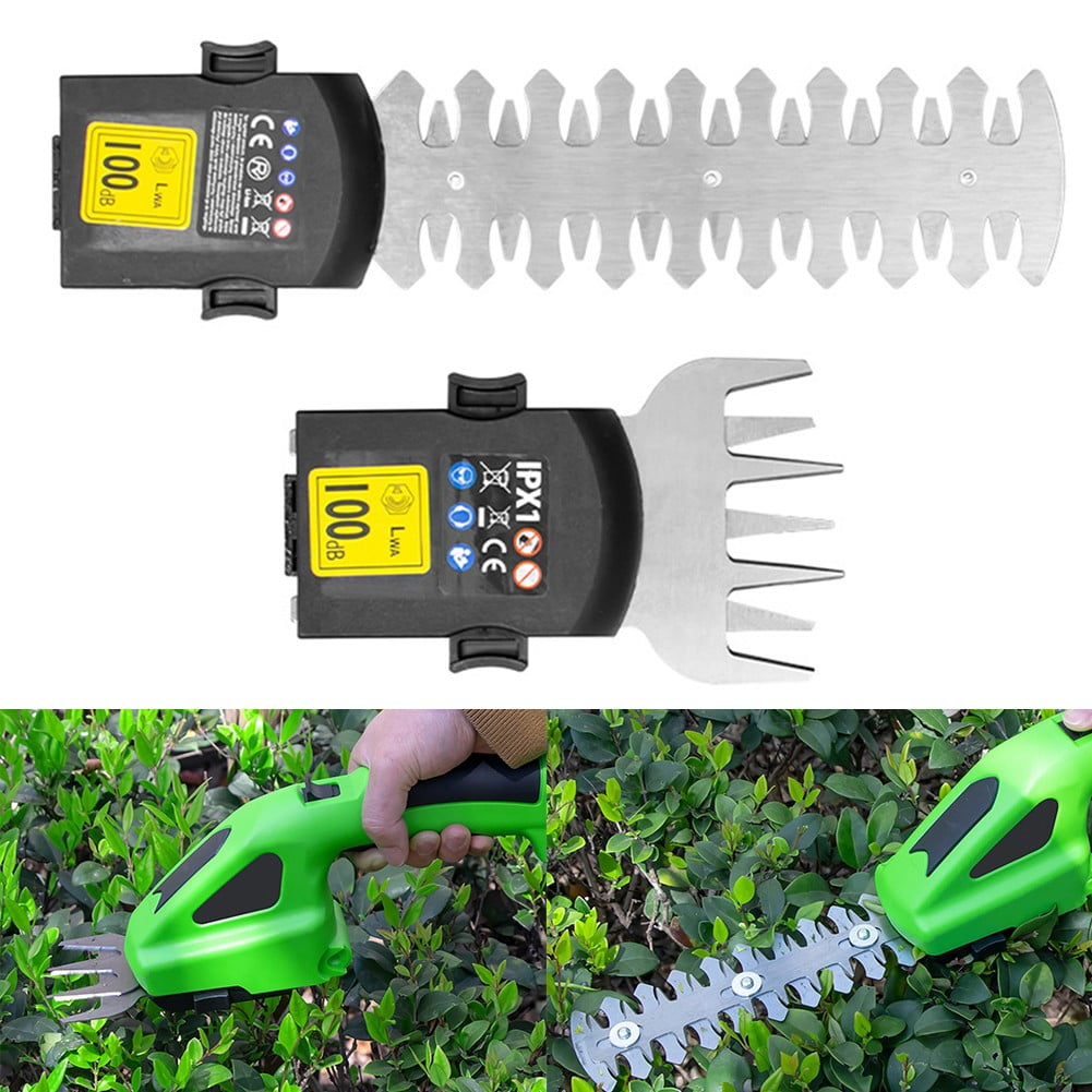 BCLONG Cordless Electric Hedge Trimmer Shear Head Garden Shrub Shear Cutter