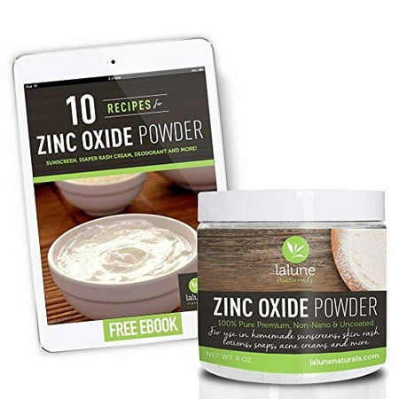 Zinc Oxide Powder - For Homemade Sunscreen Skin Rash Lotions Soaps &