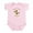 Petal Pink, variant on CafePress - Daddy's Little Monkey Infant Bodysuit - Baby Light Bodysuit, Size Newborn - 24 Months
