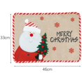 thumbnail image 2 of Juego DE 6 manteles individuales NQ Feliz Navidad 13 x 18 pulgadas antideslizantes, 2 of 5