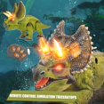 thumbnail image 3 of Estbridge Remote Control Triceratops Toy - Walking Dinosaur Model with Light & Sound  Movable Joints  Educational RC Dino Toy Gift for Toddlers, 3 of 8