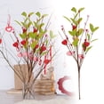 thumbnail image 1 of TIELUTT Haut de la Saint-Valentin Baies Rouges Scintillantes en Forme de Cœur Suggéré DIY pour Mariage Île de Mariage Promenade Arrangements Floraux d'Hiver Guirlande de Jasmin d'Hiver Fleurs de Maman, 1 of 5