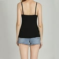 thumbnail image 4 of Women Padded Tank Tops Solid Strap Tops Camisole Push Up Bra Vest Tank, 4 of 6