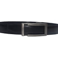 thumbnail image 6 of Marshal Men's Genuine Leather Ratchet Dress Belt With Automatic Buckle Black Buckle8, 38", 6 of 9