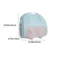thumbnail image 3 of Fiudx Almohada de Masaje Cervical Portátil, Terapia de Compresas Calientes, Alivio Ergonómico para Cuello y Hombros, Multifuncional para Uso En Coche y Hogar, Colores Verde Menta y Gris, Tamaño 35 X, 3 of 6