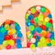 thumbnail image 5 of GOOHOCHY 48 Uds pelotas hinchables coloridas pelotas que rebotan favores de fiesta premios regalo de cumpleaños, 5 of 8