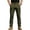 Army Green, variant on Men's Cargo Pants Elastic Waist Straight Leg Summer Outdoors Long Pants Casual Loose Hiking Camping Travel Running Trousers