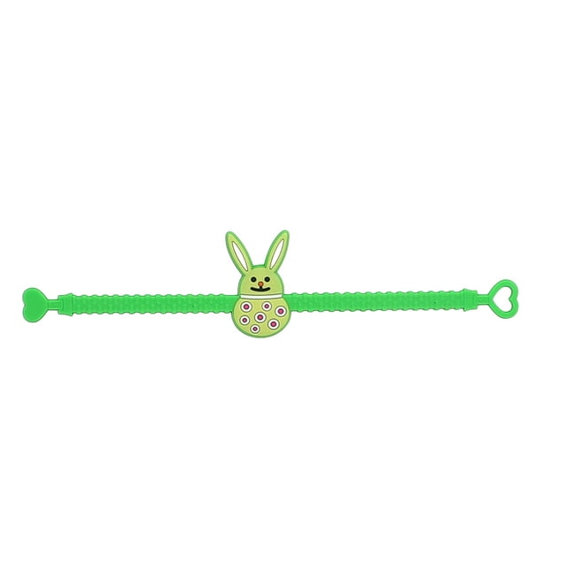 Easter Party Favors Adjustable Pvc Sports Bracelet Cute Bracelet Rabbit Bracelet Easter Bracelet Party Favorite Holiday Party Favors