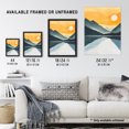 Artery8 Sparks Lake Sunrise Mountain Lakeside Landscape Living Room