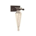 thumbnail image 1 of Danya B MC016-C Amphora Vase On Metal Sconce With Finials And Hinge Clear 13-Inch, 1 of 4