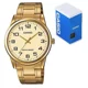 thumbnail image 4 of Reloj Casio Mtpv001 Hombre Acero Dorado Correa Plateado/Dorado Bisel Plateado Fondo Dorado MTP-V001G-9B, 4 of 8