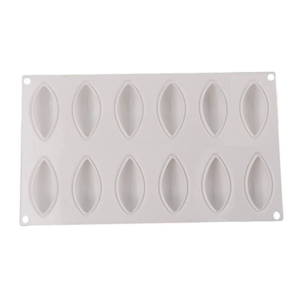 Molde de silicona para tartas de 12 cavidades, antiadherente, apto para lavavajillas, con forma de plátano, mango y limón.