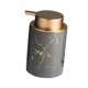 thumbnail image 5 of Dispensador de jabón de cerámica, dispensador de jabón líquido de manos, decorativo, recargable, 350 ml Gris mármol, 5 of 9