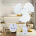 thumbnail image 4 of erfcxs 2026 New Three In One Socket Small Fan Dormitory Kitchen Silent Small Whirlwind Household Small Whirlwind Socket Fan, 4 of 9