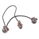 thumbnail image 1 of 3pcs A250K B50OK Potentiometer Splined Pot Electric Guitar Bass Effect Amp Tone Volume Shaft Parts 1V1T GU232, 1 of 4