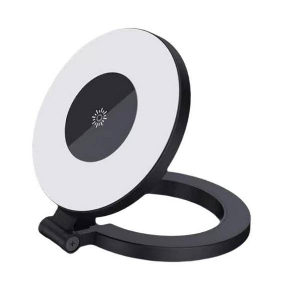 Luz De Relleno Magnética De 3 Modos Recargable Para Maquillaje De Selfies Por Videoconferencia