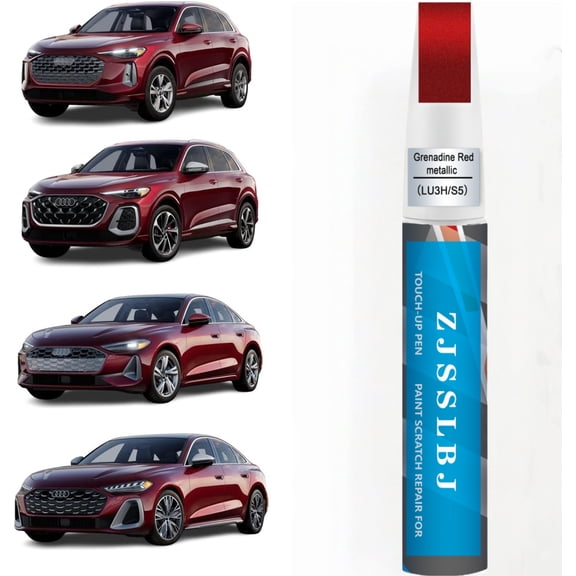Grenadine Red Metallic(LU3H/S5) for Audi Touch Up Paint, Car Scratch Remover for Nicks and Chips Repair