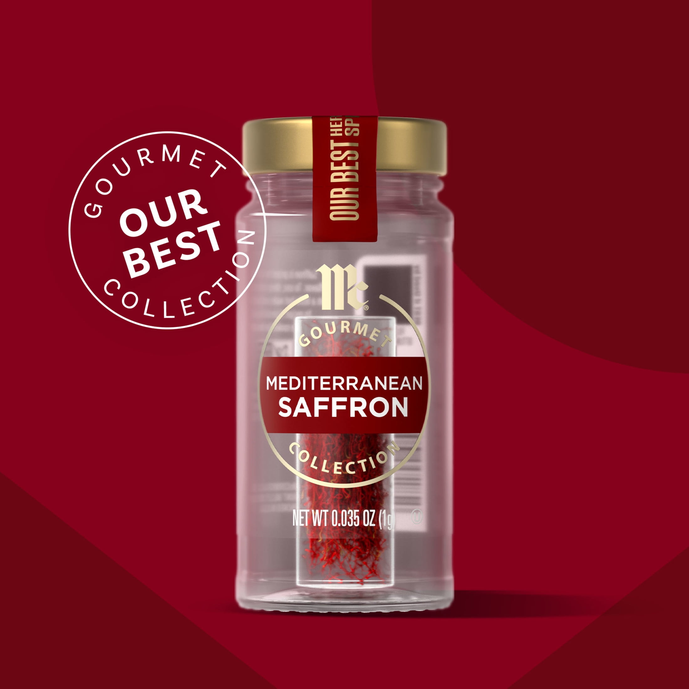 McCormick Gourmet Saffron, 0.04 oz Bottle